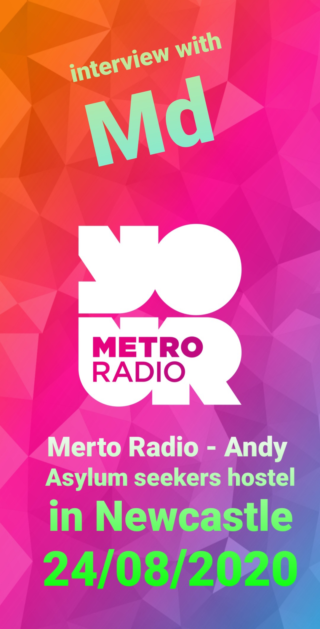 Read more about the article My interview with Metro Radio UK – Md ( Asylum seekers Housing and reality). Report and #Straight Talk by- Md.