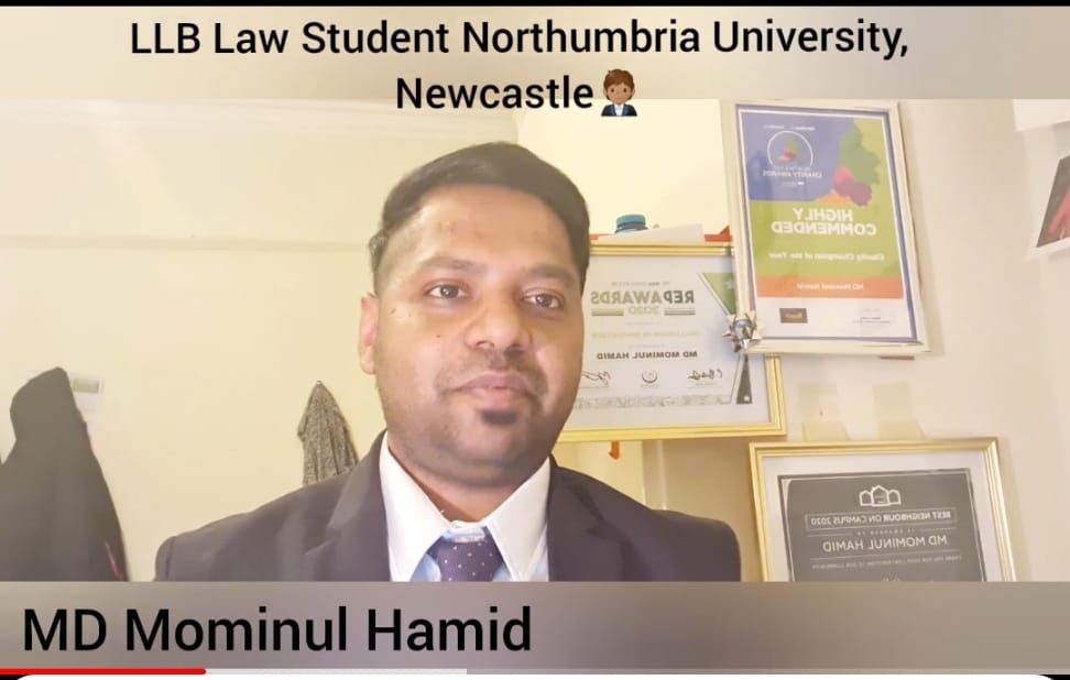 Read more about the article Elected as A Delegate in the “National Student Union Conference 2021” FROM Northumbria University